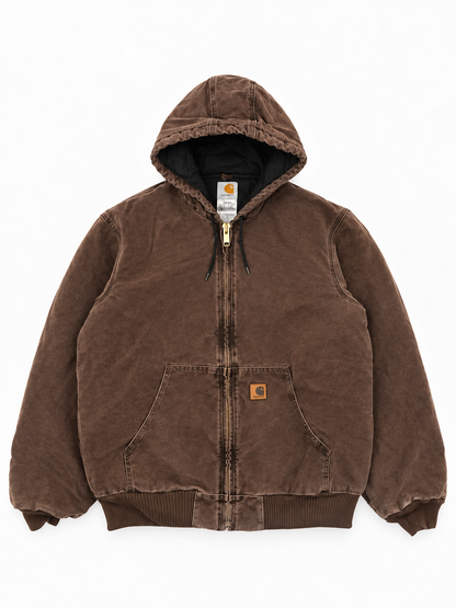 Vintage Washed Hooded Jacket