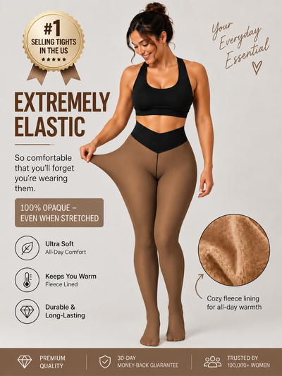 Fleece-Lined Tights | Stay Warm Without Sacrificing Style