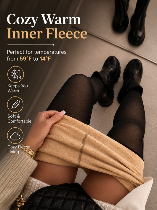 Fleece-Lined Tights | Stay Warm Without Sacrificing Style
