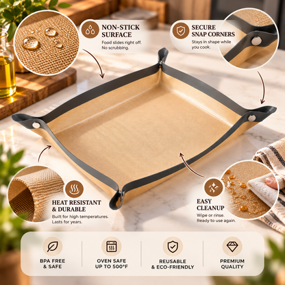Aveklos™ | Non-Stick Silicone Roasting Tray