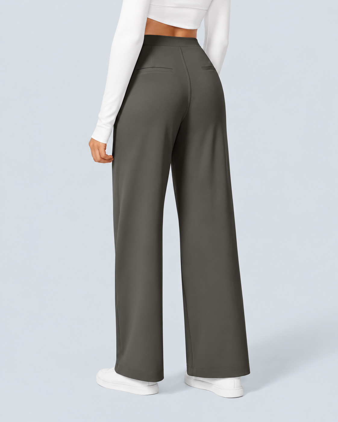 High-Waisted Work Pants